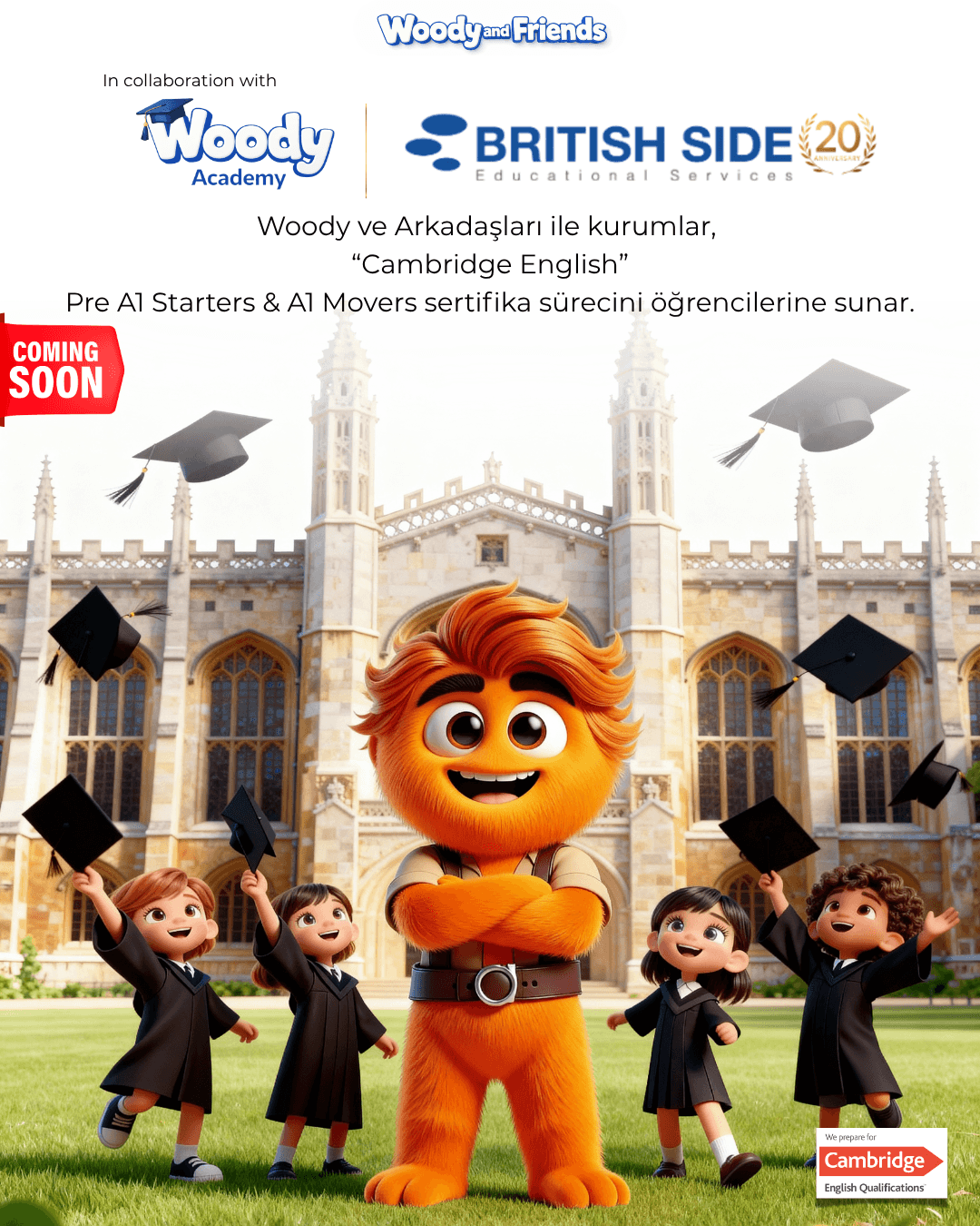 Avviato il processo di certificazione Cambridge